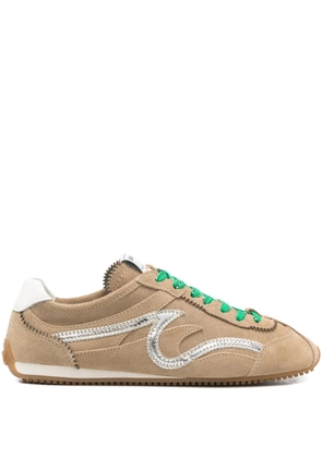 SANDRO lace-up sneakers - Neutrals