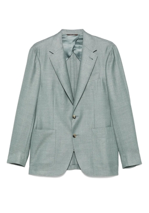 Canali twill blazer - Green
