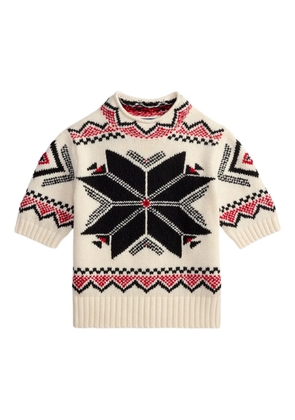 Polo Ralph Lauren short-sleeve mock-neck sweater - White