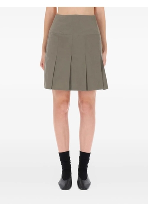 OUR LEGACY pleated mini skirt - Green