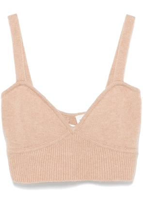 P.A.R.O.S.H. Loos crop top - Neutrals