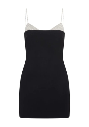 David Koma crystal-embellished mini dress - Black