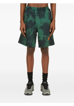 Perks And Mini tie-dye embroidered shorts - Green