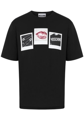 Moschino graphic-print cotton t-shirt - Black