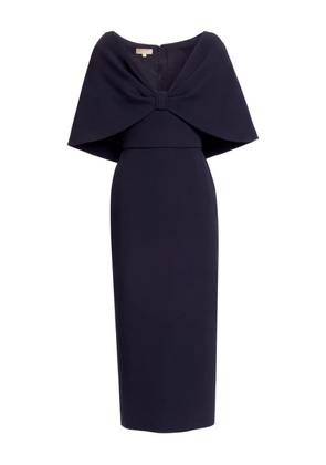 Elie Saab silk midi dress - Black