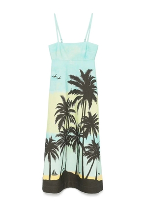 ALEMAIS Sail Away midi dress - Blue