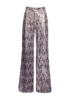 Elie Saab sequin-embellished pants - Silver