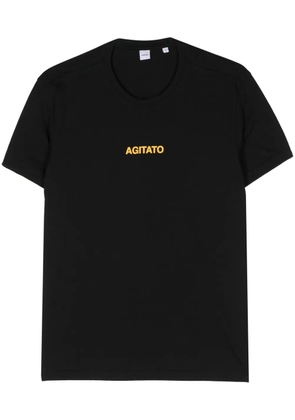 ASPESI slogan-print T-shirt - Black