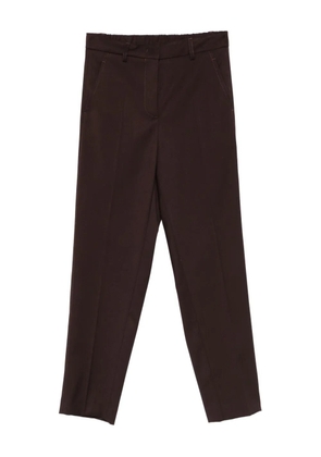 DRHOPE pressed-crease trousers - Brown