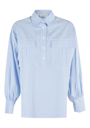 ERMANNO FIRENZE cotton shirt - Blue