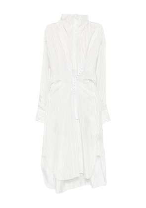 FEDERICO CINA striped shirt dress - White