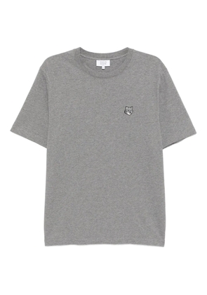Maison Kitsuné bold fox head patch T-shirt - Grey