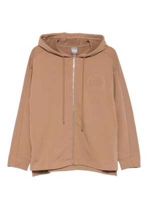 Max Mara Onore zip-up hoodie - Brown