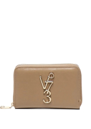 V°73 zip-around logo wallet - Brown