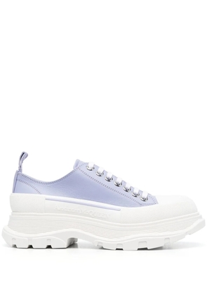 Alexander McQueen Tread Slick chunky-sole sneakers - Purple