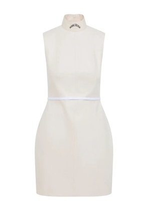 Moschino high-neck sleeveless mini dress - Neutrals
