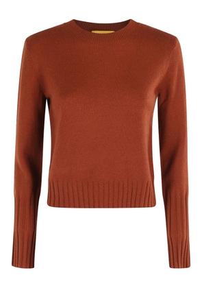 Guest In Residence ribbed-hem cashmere sweater - Brown