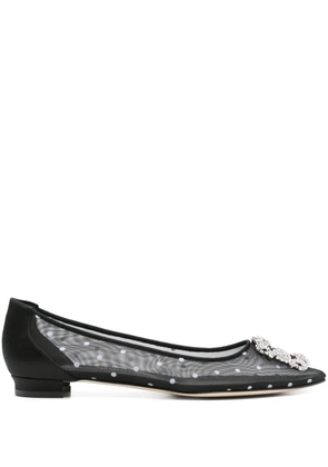 Manolo Blahnik Hangisi ballet flats - Black