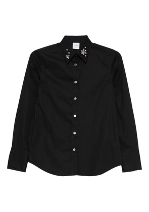 Caliban embellished long-sleeved shirt - Black