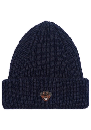 PELO FOUNDATION Rottweiler patch beanie - Blue