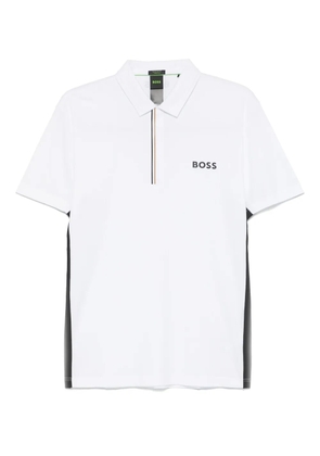 BOSS PaddyTech Pro polo shirt - White