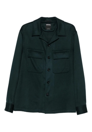 Zegna double-pocket button-down shirt - Green