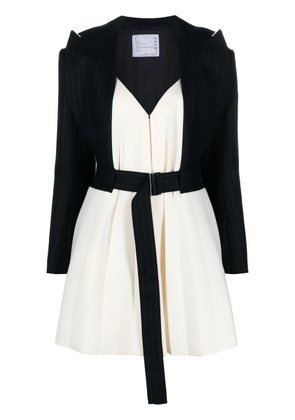 sacai Suiting Bonding layered blazer - White