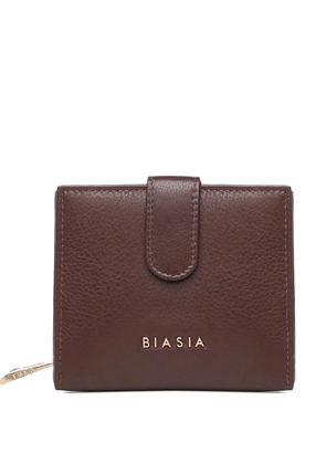 BIASIA logo-lettering wallet - Brown