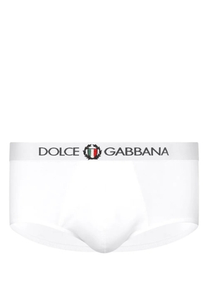 Dolce & Gabbana Brando logo-waistband boxers - White
