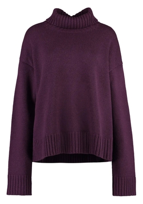 Jil Sander roll-neck sweater - Purple