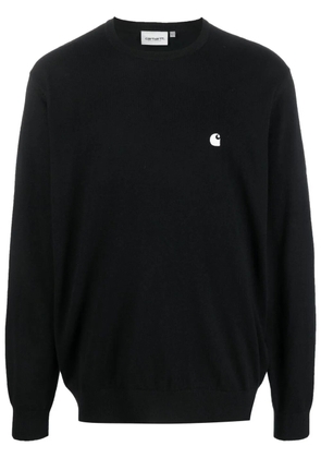 Carhartt WIP logo-embroidered crew neck jumper - Blue