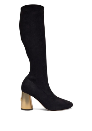 Casadei block-heel over-the knee boots - Black