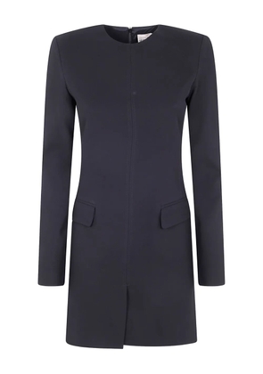 Semicouture long-sleeve mini dress - Blue