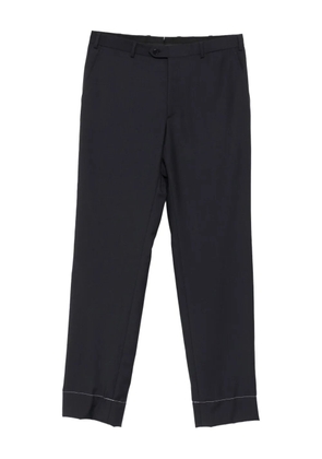 Brioni button-fastening cuffed trousers - Blue
