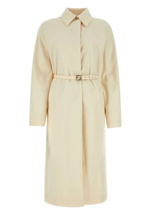 FENDI belted trench coat - Neutrals