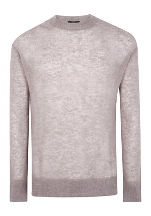 Emporio Armani crew-neck sweater - Grey