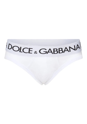 Dolce & Gabbana logo-waistband briefs - White