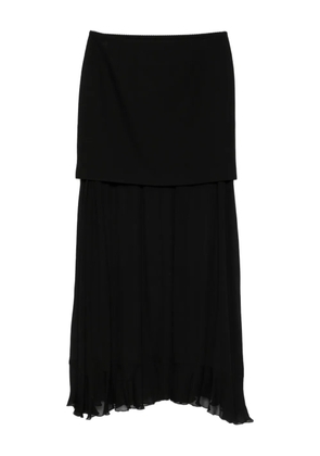 Isabelle Blanche layered skirt - Black