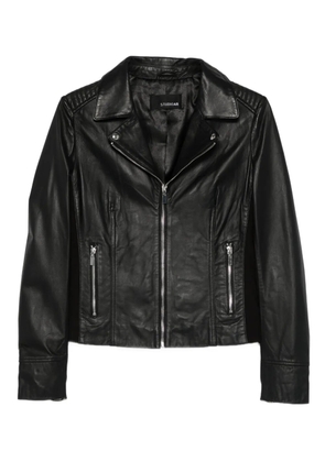 Studio Ar Kendall leather jacket - Black