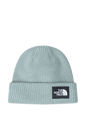 The North Face logo-patch beanie - Blue