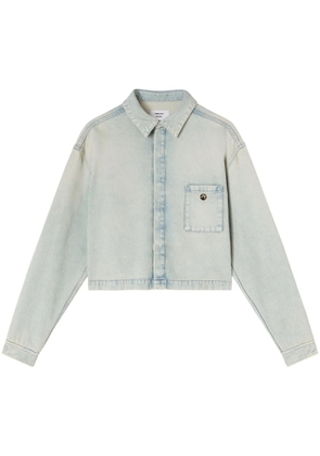 AMBUSH logo-appliqué denim jacket - Blue