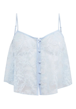 Fleur Du Mal Jasmine tank top - Blue