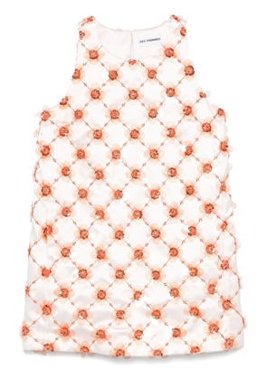 DES PHEMMES Bell mini dress - Neutrals