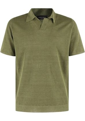 Roberto Collina cotton polo shirt - Green