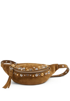 Valentino Garavani Nellcôte suede belt bag - Brown