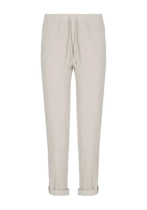 PANICALE drawstring tapered trousers - Neutrals