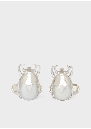 Paul Smith Silver Beetle Cufflinks