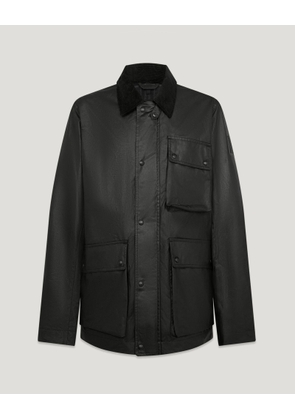 Belstaff Incline Jacket Men's Waxed Cotton Black Size 2XL