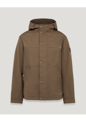 Belstaff Cover Jacket Men's Cotton Gabardine Major Brown Size S