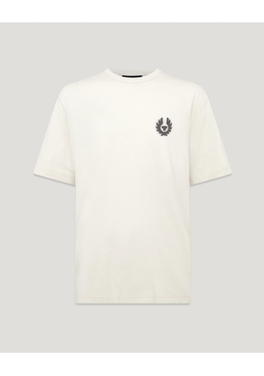 Belstaff Shadow T-shirt Men's Cotton Jersey Silver Birch Size 2XL